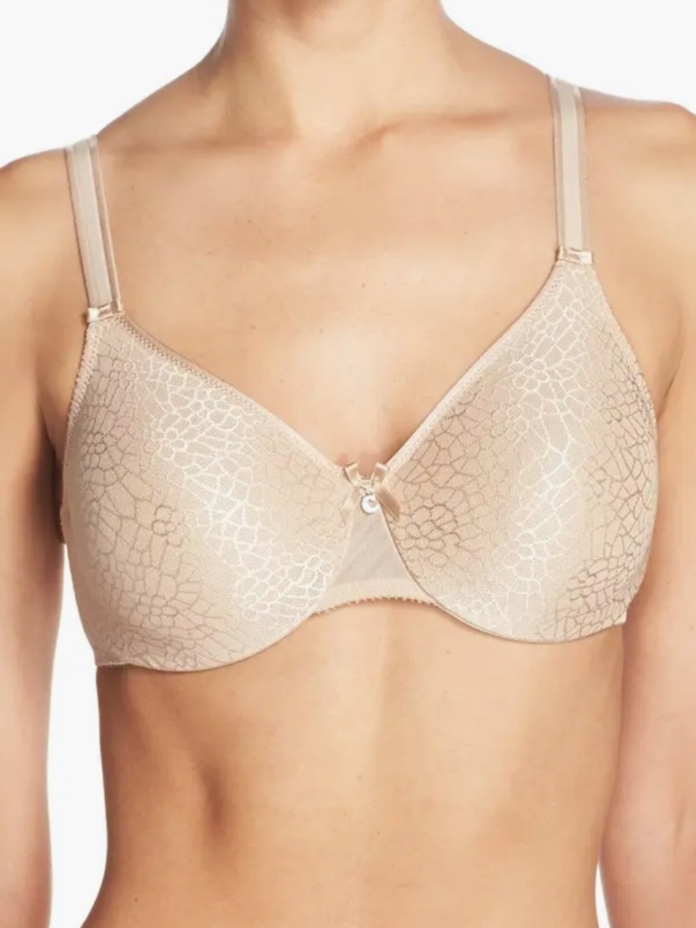 Chantelle Lingerie C Magnifique Underwire Minimizer Bra Color Nude Women’s 38DDD